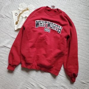Champion Red Crew Neck Women's Sweater